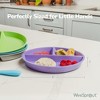 WeeSprout Divided Bamboo Plates for Kids, Made with Food Grade Natural Bamboo, Set of 4 - 2 of 4