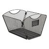 Safco Onyx Mesh Desktop Tub File Storage Box Letter Black 2162BL - 2 of 3