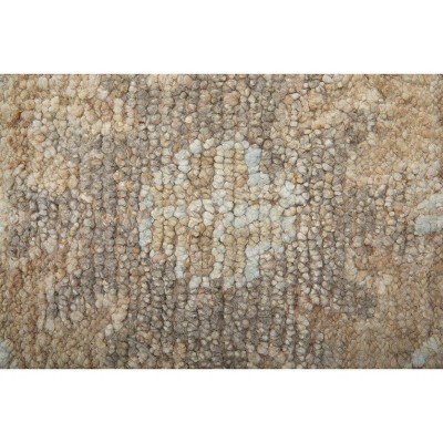 Grafton Gray and Beige Hand-Knotted Wool Area Rug