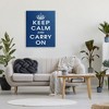 Stupell Industries Keep Calm And Carry On Crown, 30" x 40" - 2 of 4