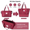 Kumasinova Luggage Sets 5 Pcs,Lightweight PP Hardshell Suitcases with TSA Lock Carry On Suitcase Luggage,Airline-Approved,20"24"28" - 4 of 4