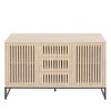Modern Night Stand With 2 Doors, Built-in Adjustable Shelf Versatile Nightstands Side End Table, For Living Room, Bedroom, Dinner Room And Study - 3 of 4