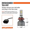SYLVANIA H9 LED -  Fog Lights For Cars and Trucks - Headlight Bulbs for Off Road Powersports - 6000k Cool White LED Light - Long-Lasting Bulbs - 4 of 4