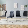 Upholstered Dining Chairs Set of 4, Dining Chair with Metal Legs, Upholstered Dining Chairs Set - 4 of 4