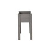 WELLFOR Rectangular Wood Outdoor Garden Bed Gray 16"x31" - 3 of 4