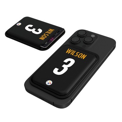 Keyscaper NFL Pittsburgh Steelers Players Game Tactic Black Magnetic Credit Card Wallet