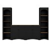 YOOCOZZ 3-Piece TV Stand for TVs Up to 70" with Storage Cabinet and Bookshelf - 4 of 4
