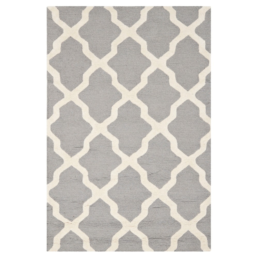 Maison Textured Rug - Silver/Ivory (3'x5') - Safavieh