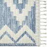 Luxe Weavers South Western Diamond Fringe Blue 5x7 Area Rug - 4 of 4