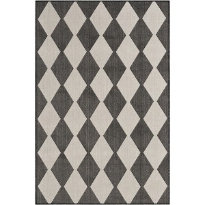 Nourison Positano Modern Diamond Outdoor Rug - 1 of 4