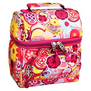 J World Corey Lunch Bag with Front Pocket - Poppy Pansy