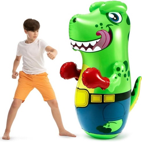 Syncfun Inflatable T-rex Dinosaur Bopper 47 Inches, Bop Bag Inflatable ...