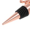 Unique Bargains Bottle Stoppers Heart with "Love" Zinc Alloy PTR Rose 3.54"x1.77"x0.79" 1 Pc - 3 of 3