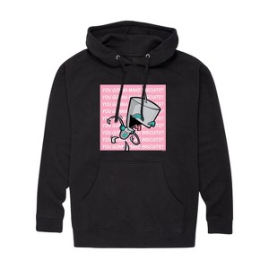 Men's - Invader ZIM - ZIM and GIR Graphic Fleece Pullover Hoodie - 1 of 4