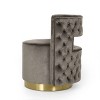 NicBex Accent Swivel Chair Modern Upholstered Sofa Chair Lounge Chair for Reading Room, Bedroom - 3 of 4