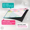 SCRIBBLEDO Magnetic Reward Chart for Kids Dry Erase 13” x 17” 6 Markers Included - 4 of 4