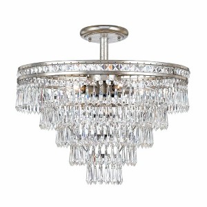 Crystorama Lighting Mercer 7 - Light Chandelier in  Olde Silver - 1 of 2