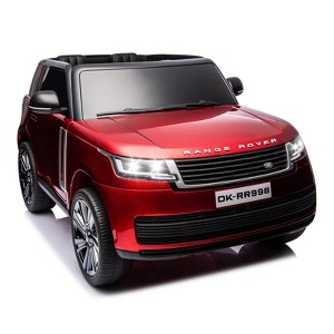 Range Rover Licensed 24V Kids Ride-On Car, 2-Seater with Dual 240W Motors, Parent Remote Control, 3 Speed Modes - 1 of 4