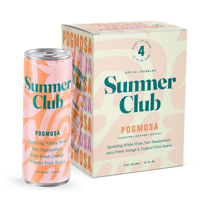 Summer Club Pogmosa - 4pk/12 fl oz Cans, 1 of 7