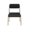 Meridian Furniture,Carly Vegan Leather Seat / Boucle Fabric Back Dining Chair, Set of 2 - 3 of 4
