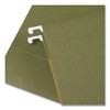 Universal Hanging File Folders, Legal Size, 1/5-Cut Tabs, Standard Green, 50/Carton - 2 of 4