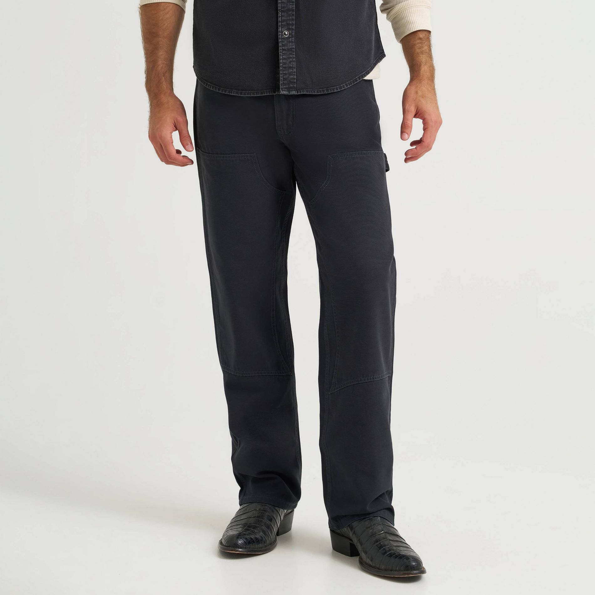 Wrangler Men's Double Knee Carpenter Jeans - Black