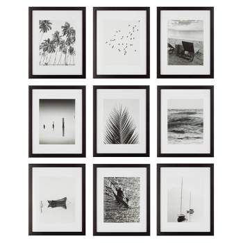 (Set of 9) 11" x 14" Gallery Grid Kit Black - Instapoints