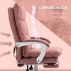Sapphtopaz Massage Office Chair with Vibration Points, Adjustable Tilt Computer Chair with Armrest, Swivel Desk Chair for Office - 2 of 4