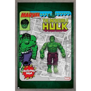 Trends International Marvel Toy Vault - Hulk Framed Wall Poster Prints - 1 of 4