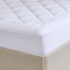 Infurnic Mattresses Deep Pocket Waterproof Mattress Pad with Moisture-Wicking Features, Classic Quilting for Healthier Sleep, White, 75"*54"*0.8" - 3 of 4
