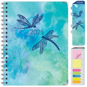Global Printed Products Hardcover CY 2025 Fashion Planner - 8.5"x11" (Dragonflies) - 1 of 4