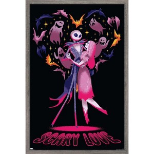 Trends International Disney The Nightmare Before Christmas - Scary Love Framed Wall Poster Prints - 1 of 4