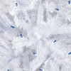 Northlight 6.5’ Pre-Lit Slim Geneva White Spruce Artificial Christmas Tree, Blue Lights - 4 of 4