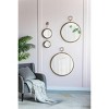 Sapphtopaz Circle Bathroom Wall Mirror, Accent Vanity Mirror with Metal Frame, Bathroom Mirrors for Over Sink,Bedroom,Entryway,Living Room - 3 of 4