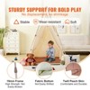 VEVOR Kids Play Tent,  Tent for Kids 1-5 Years Old, Tent for Kids with Windows, Foldable Toddler Tent with Mat and Carrying Bag, Beige - 4 of 4