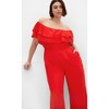 Women's Plus Size Poppy Jumpsuit - coral | CITY CHIC - 2 of 4