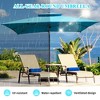 Okak Patio Umbrella with Center Pole, Outdoor Umbrella with Heavy-Duty 6 Rids, Parasol Umbrella for Backyard, Garden, Poolside - 4 of 4