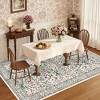 Floral Area Rugs for Living Room Bedroom Indoor Soft Low Pile Non-Slip Rug Farmhouse Rug Home Decor - 2 of 4