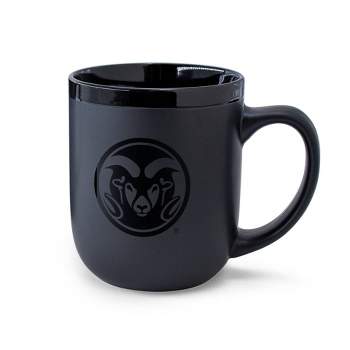 NCAA Colorado State Rams 12oz Ceramic Coffee Mug - Black