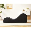 NicBex Modern Chaise Ergonomic Design Lounge Chair Relaxation with Soft Yet Firm High-Density Foam Core, Removable Machine-Washable Cover - 2 of 4