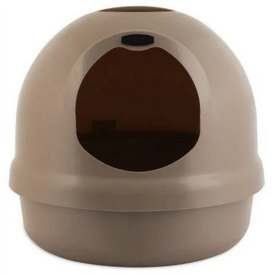 LunaLulinlk Dome-shaped plastic enclosed litter box with lid