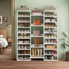 Resenkos Freestanding Shoe Storage Organizer Unit, Wooden Storage Shelf Shoe Rack with 23 Shelves, - 4 of 4