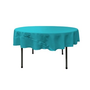 Slickblue Polyester Poplin Round Tablecloth 41 Different Colors 7 Sizes - 1 of 1