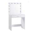 Vanity Desk With Mirror And Lights, Dressing Table With Large Drawer, 3 Adjustable Lighting Modes LED Mirror, Vanity Table For Bedroom Living Room - image 4 of 4