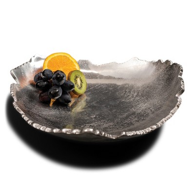 Herzförmiges Schmucktablett Aus Aluminium – Goldfarben, Gehämmerte Oberfläche | 15,2 X 14,9 Cm | Für Schmuck, Schlüssel & Deko