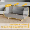 Petrimins  Toy Storage Organizer for Kids, Toy Storage Cabinet with Drawers, Boys and Girls Toy Shelf with Wheels, Kids Bookshelf for Bedroom - 3 of 4