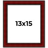 PosterPalooza | Weathered Red Picture Frame - UV Acrylic, Foam Board Backing, Hanging Hardware - 2 of 4