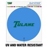 Tulane University Secondary Logo Automotive Car Window Locker Circle Bumper Sticker - 2 of 4