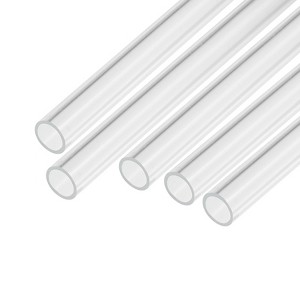 Unique Bargains Lamp Lantern Water Cooling System Acrylic Round Pipes Clear 9 Pcs 6" - 1 of 4