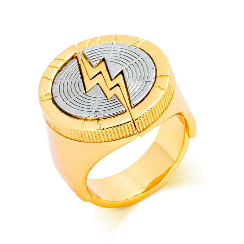 DC The Flash Movie Costume Ring 24kt Gold Replica | SDCC 2023 Exclusive, 2 of 10